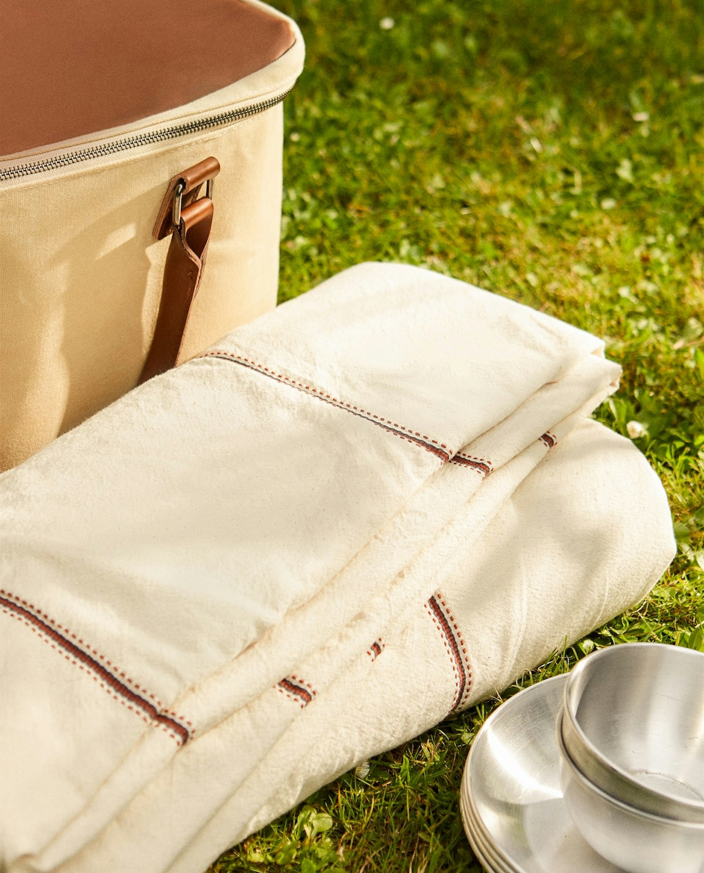 Zara home picnic blanket top
